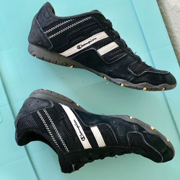 Champion Shoes - Champion Women’s Size 7.5 Black White Sneakers